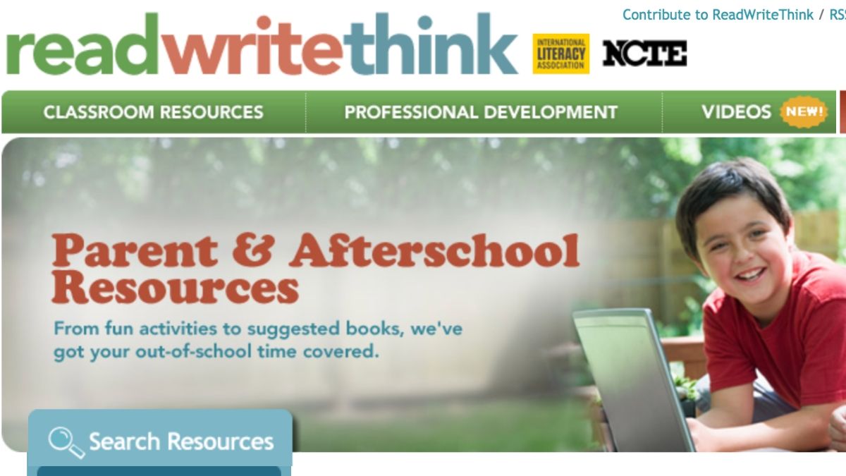 Discover Parent and Afterschool Resources from ReadWriteThink.Org.