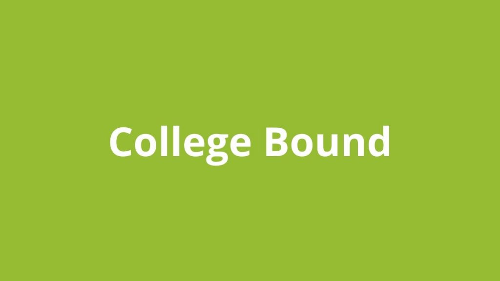Topic title text: College Bound