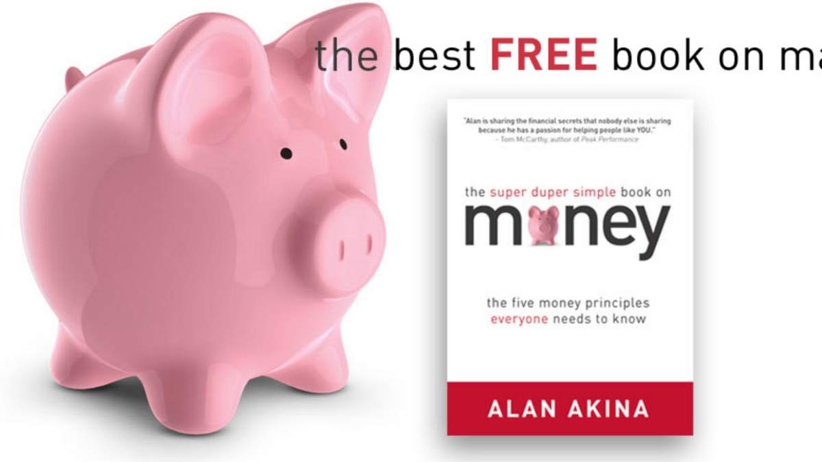 Screenshot of Alan Akina Super Duper Simple Book on Money website